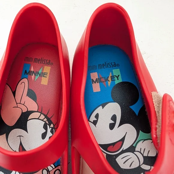 Mini Melissa Jelly Flats Minnie Mickey Disney 10 - Picture 6 of 6